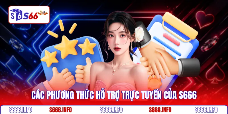 Các phương thức hỗ trợ trực tuyến của S666